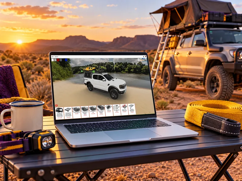 Front Runner website on a laptop