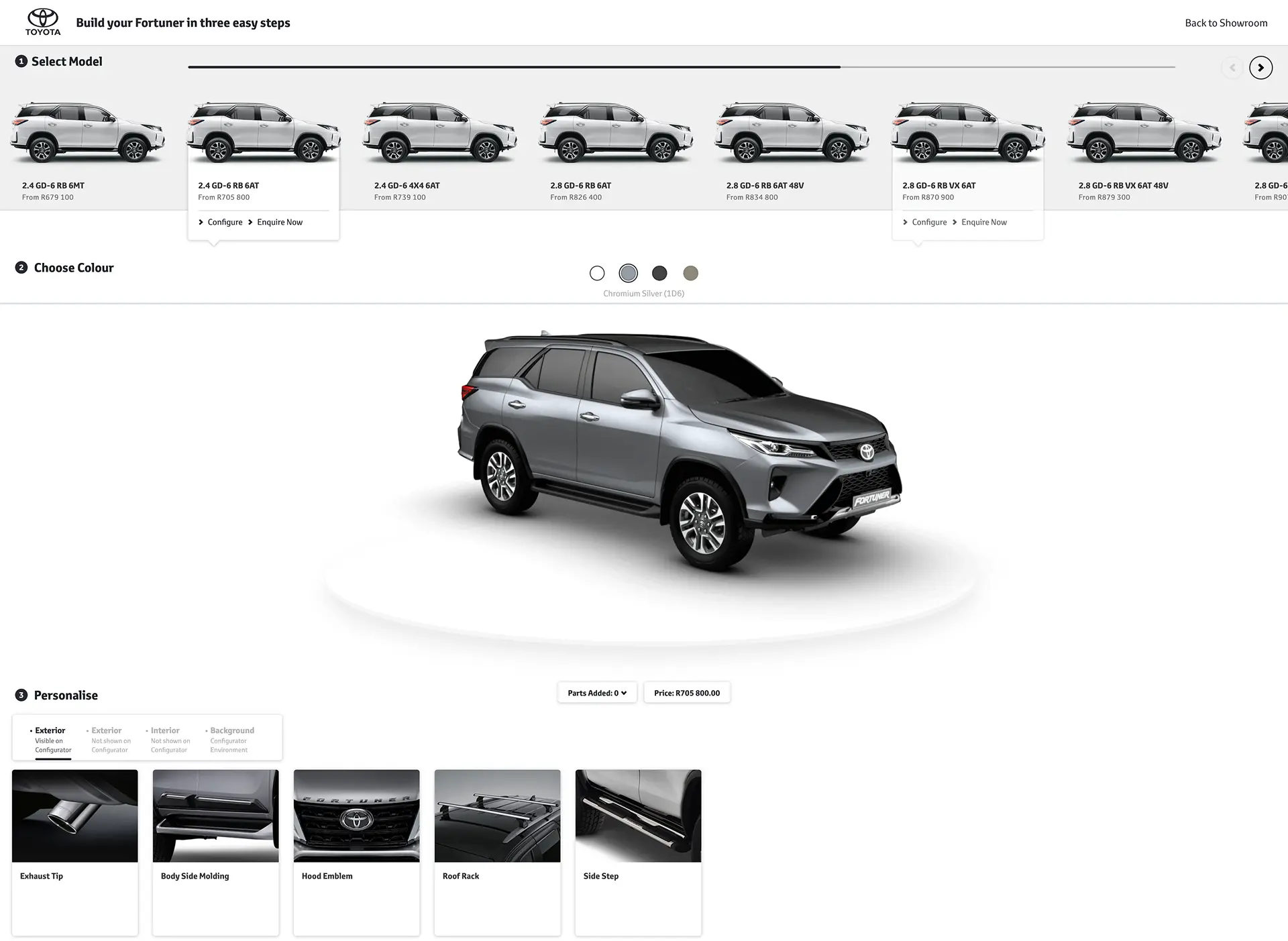Toyota Configurator