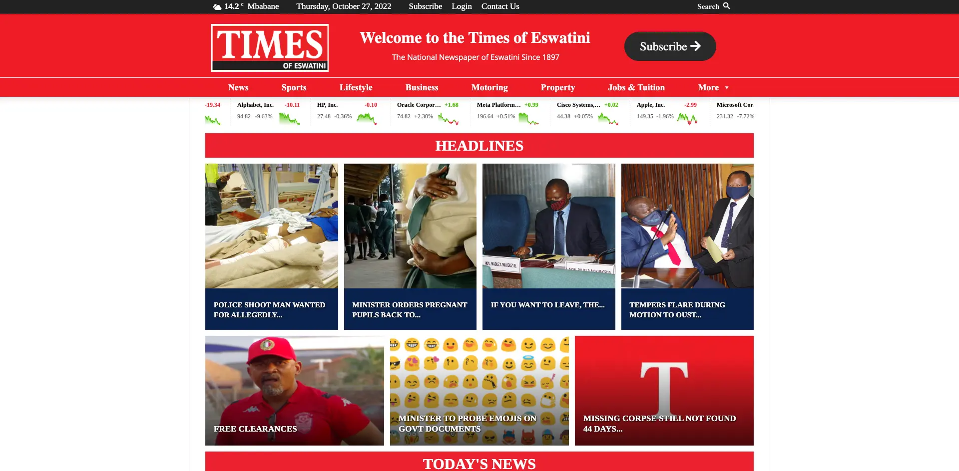 Times of Eswatini