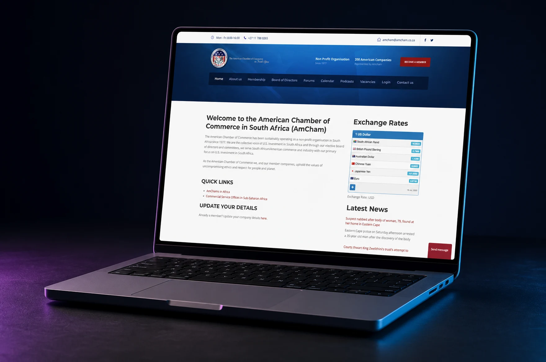 American Chamber of Commerce project